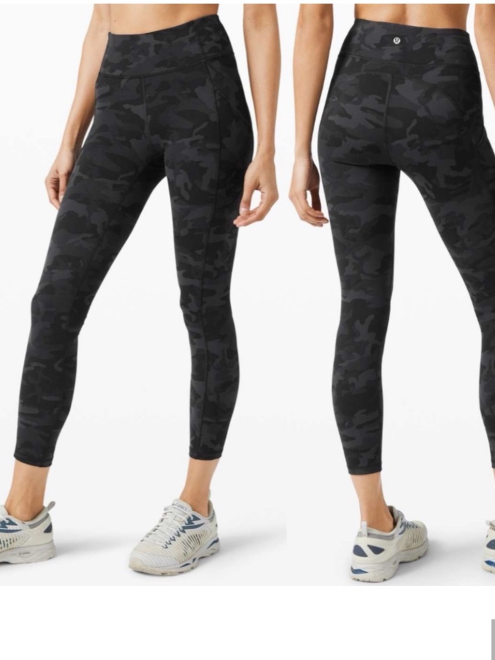 Lululemon Invigorate High-Rise Tight 25" in Incognito Camo Multi Grey Size 8